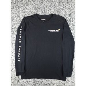 McLaren Formula 1 Team Long Sleeve T-Shirt Mens XSmall Black Forever Forward F1